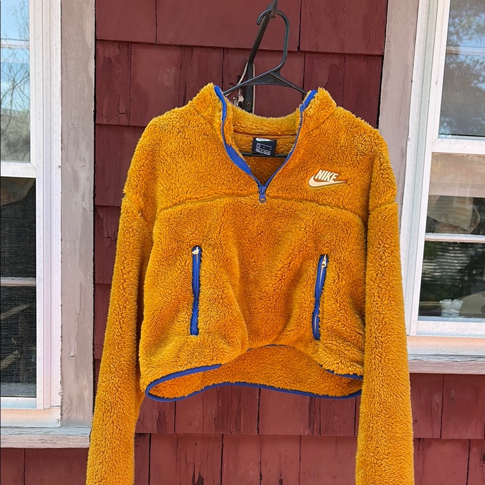 Nike Orange Fleece Pullover